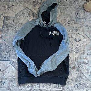 Under Armour Two-Tone Black and Gray Hoodie